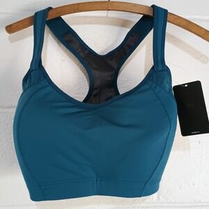 Syroka Endurance Adjustable Back Sports Bra Womens US 32H Jade Green Active Wear